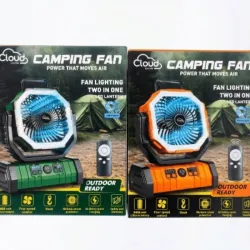 VENTILADOR RECARGABLE F6 BATERÍA DE 20000 mAh 45 USD