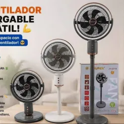 VENTILADOR RECARGABLE JY SUPER 3 EN 1 60 USD