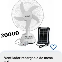 Ventilador Recargable de mesa 14"