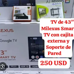 Smart TV 💥 Soporte fijo a la pared 💥 Cajita Digital VIVAMAX