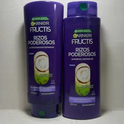 Juego de shampoo y acondicionador Garnier Rizos