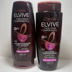 Juego de shampoo y acondicionador LOREAL ELVIVE caída resist