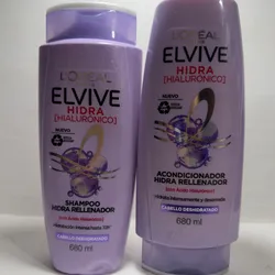 Juego de shampoo y acondicionador Loreal ELVIVE Hidra
