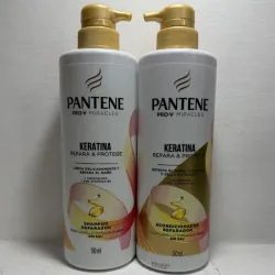 Juego de shampoo y acondicionador PANTENE 510 ml Keratina