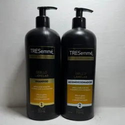 Juego de shampoo y acondicionador TRESemmé brillo lamelar