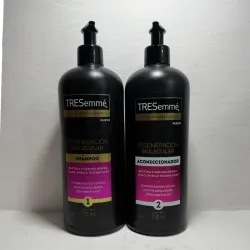 Juego de shampoo y acondicionador TRESemmé regeneración molecular