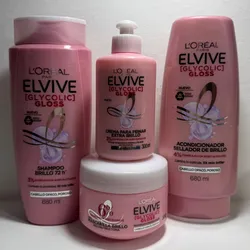 Set LOREAL ELVIVE glycolic gloss