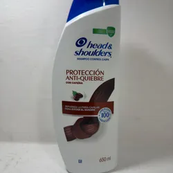 Shampoo head shoulders cafeína