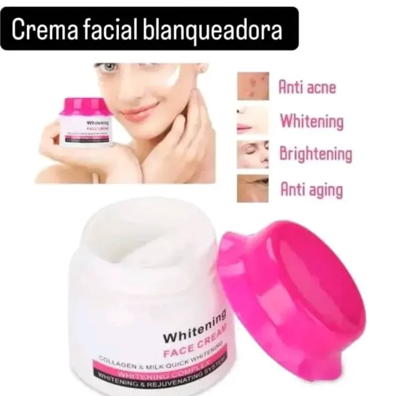 Crema Blanqueadora facial 