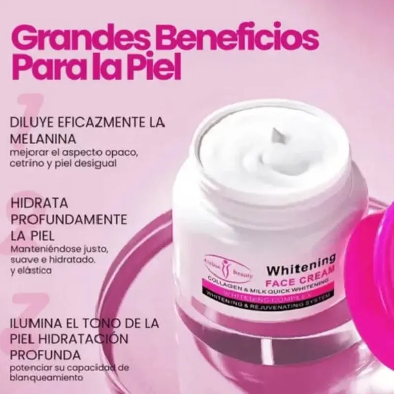 Crema Blanqueadora facial 