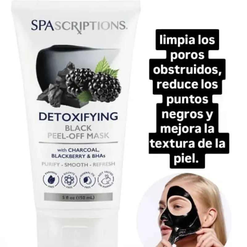 Mascarilla Negra Peel-Off