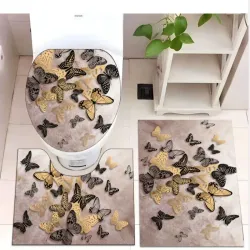 Juego de 3 piezas de alfombras para baño