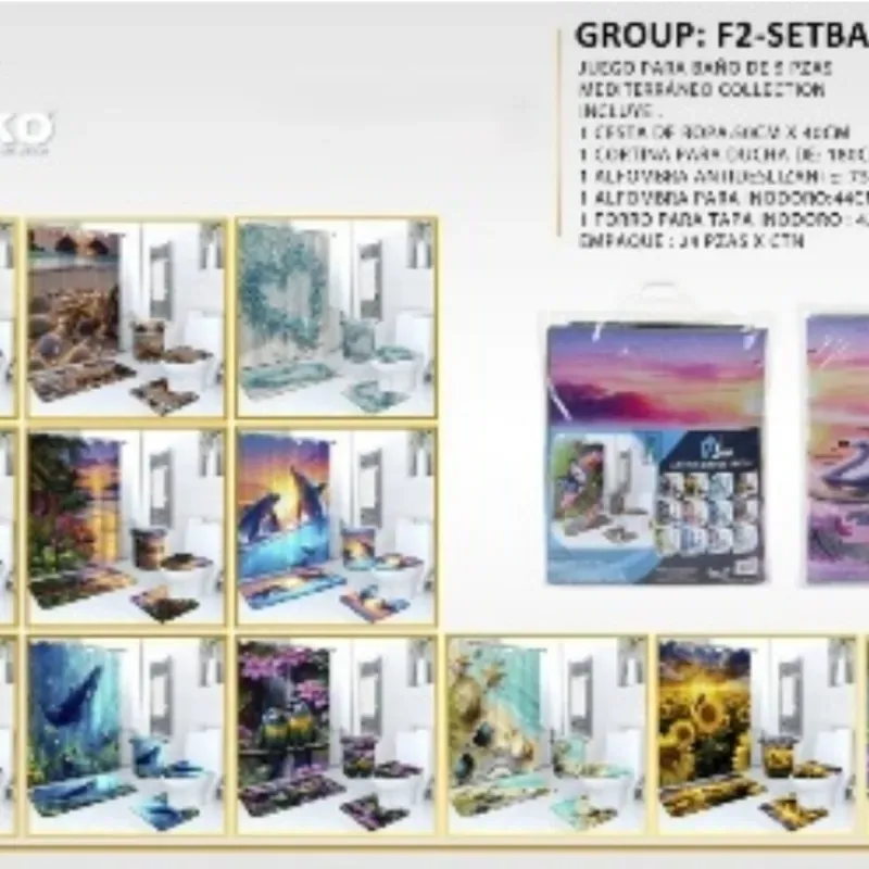 Juego de Baño 5 piezas