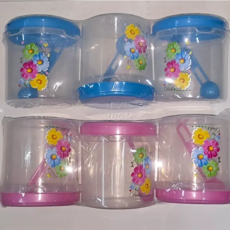 Set de 3 pozuelos con sus cucharitas