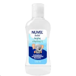 Aceite Nuvel para bebé con vitamin E