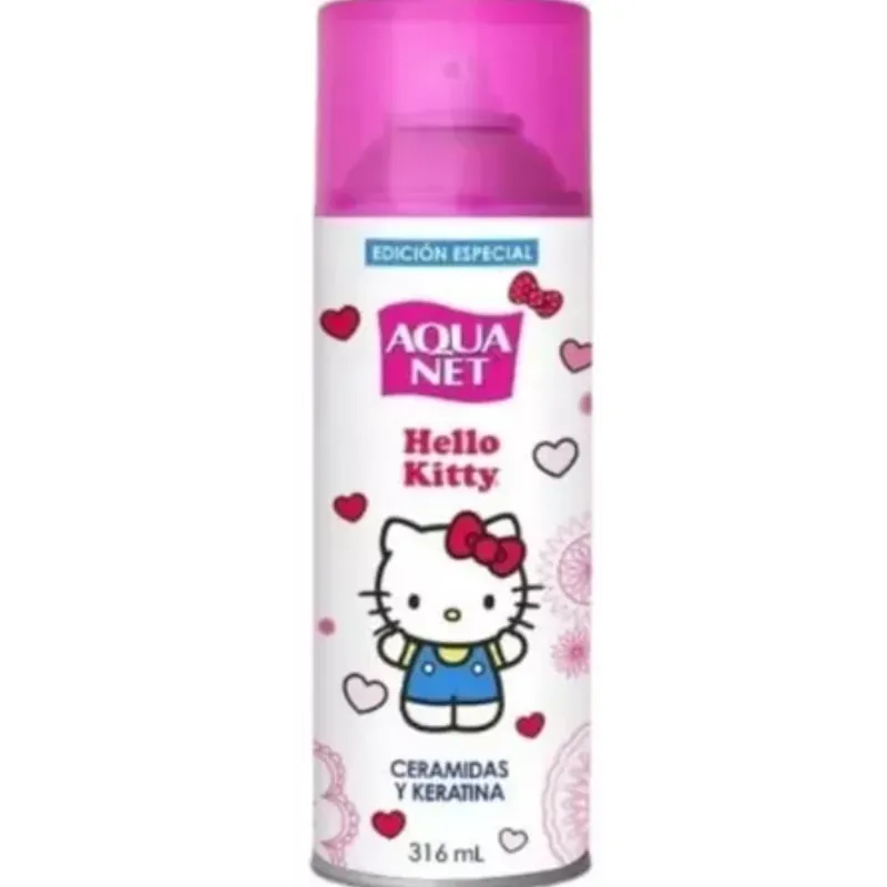 Aqua Net Spray para cabello Hello Kitty