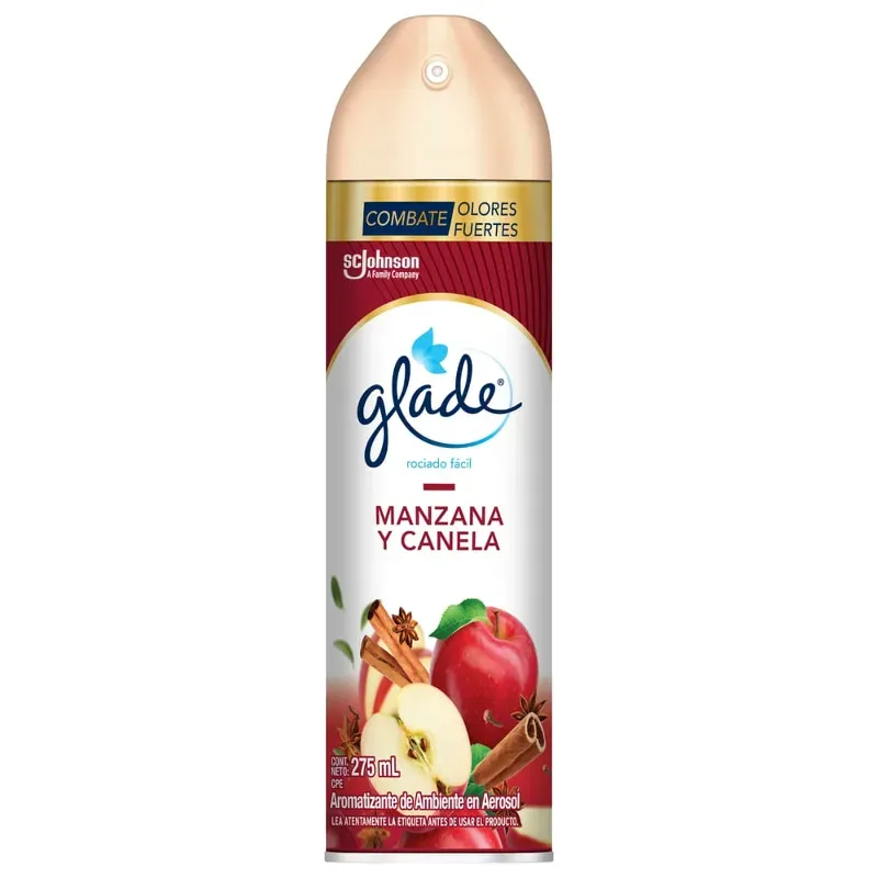 Aromatizante Glade en aerosol Manzana 🍎 y canela