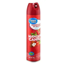 Aromatizante Great Value en aerosol manzana 🍎 y canela
