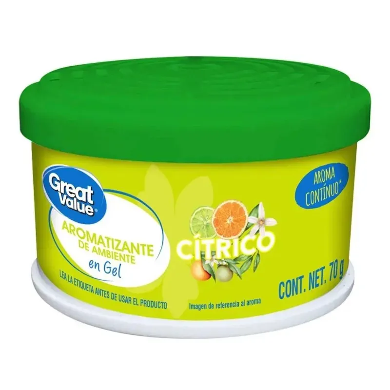 Aromatizante Great Value en gel cítrico 🍋