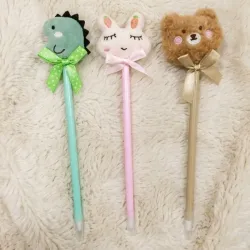 Bolígrafo de peluche