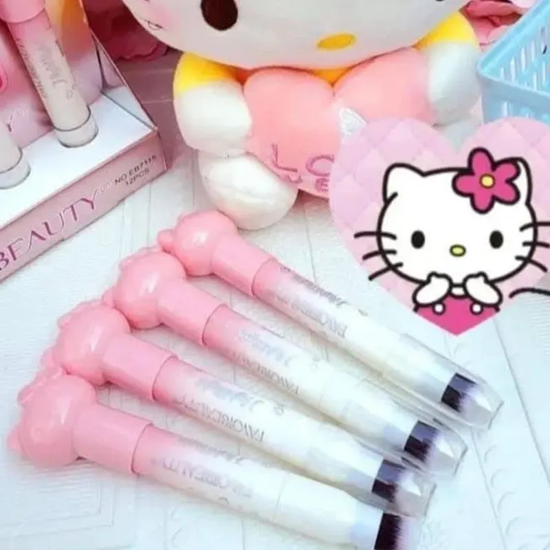 Iluminador con brocha de Hello Kitty ✨️