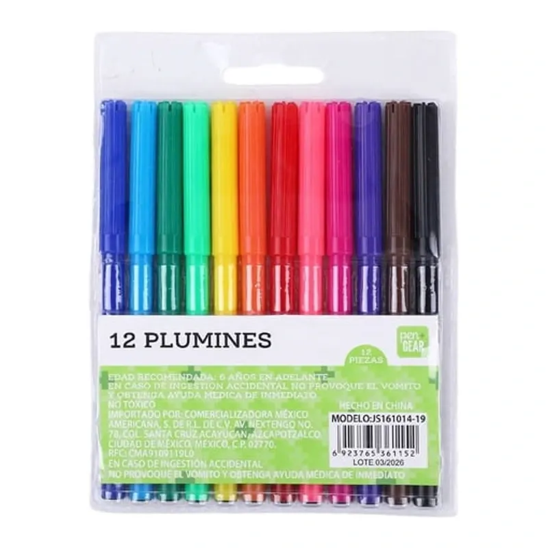 Caja de 12 plumones
