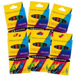 Caja de 6 crayolas 🖍