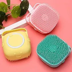 Cepillo de baño de silicona para el cuerpo