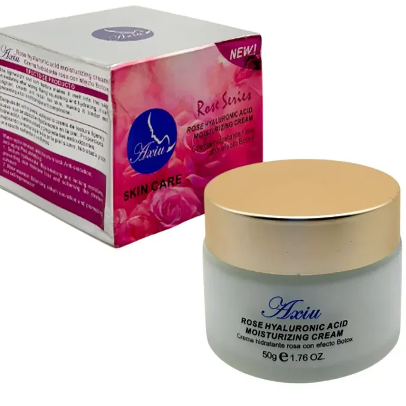 Crema Axiu con extracto de rosas 🌹 y ácido hialurónico