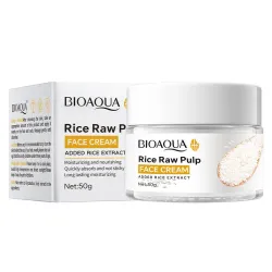 Crema Bioaqua con pulpa de arroz 🌾