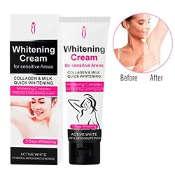 Crema blanqueadora con colágeno y leche 🥛