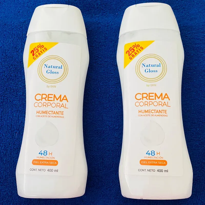 Crema corporal Natural gloss