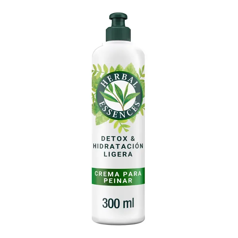 Crema para Peinar Herbal Essences Detox y Hidratación Ligera