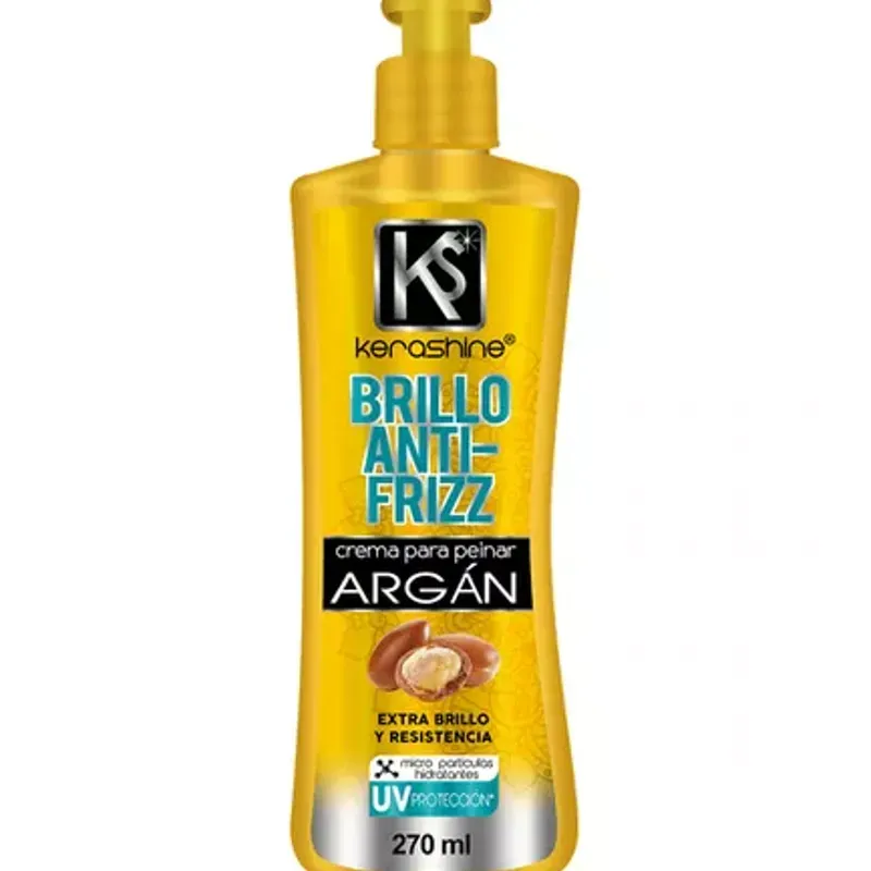 Crema para peinar Kerashine Brillo Anti-frizz