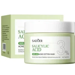 Mascarilla de algodón Sadoer con ácido salicílico 