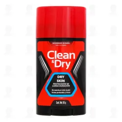 Desodorante antitranspirante sin alcohol Clean & Dry Skin en Barra