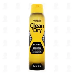Desodorante Clean & Dry Active en aerosol