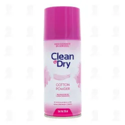 Desodorante Clean & Dry Cotton Powder en Aerosol