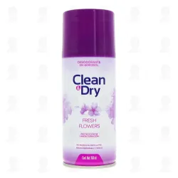 Desodorante Clean & Dry Fresh Flowers en Aerosol