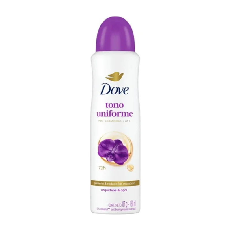 Desodorante Dove tono uniforme orquídea