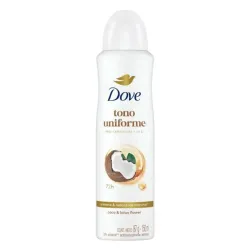 Desodorante Dove tono uniforme coco 🥥 y flor de loto 🪷
