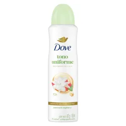 Desodorante Dove tono uniforme jazmín y frambuesa