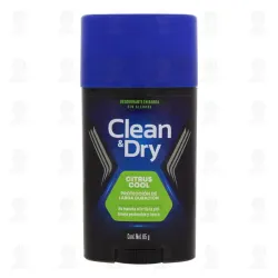 Desodorante en barra sin Ascohol Clean & Dry Citrus Cool