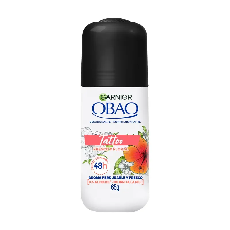 Desodorante Obao tattoo fresco y floral