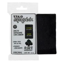 Esponjabón T.Taio exfoliante con Carbón 