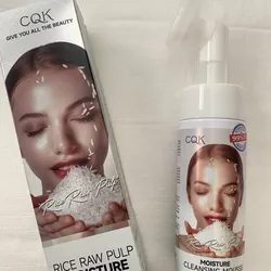 Espuma limpiadora CQK de pulpa de arroz