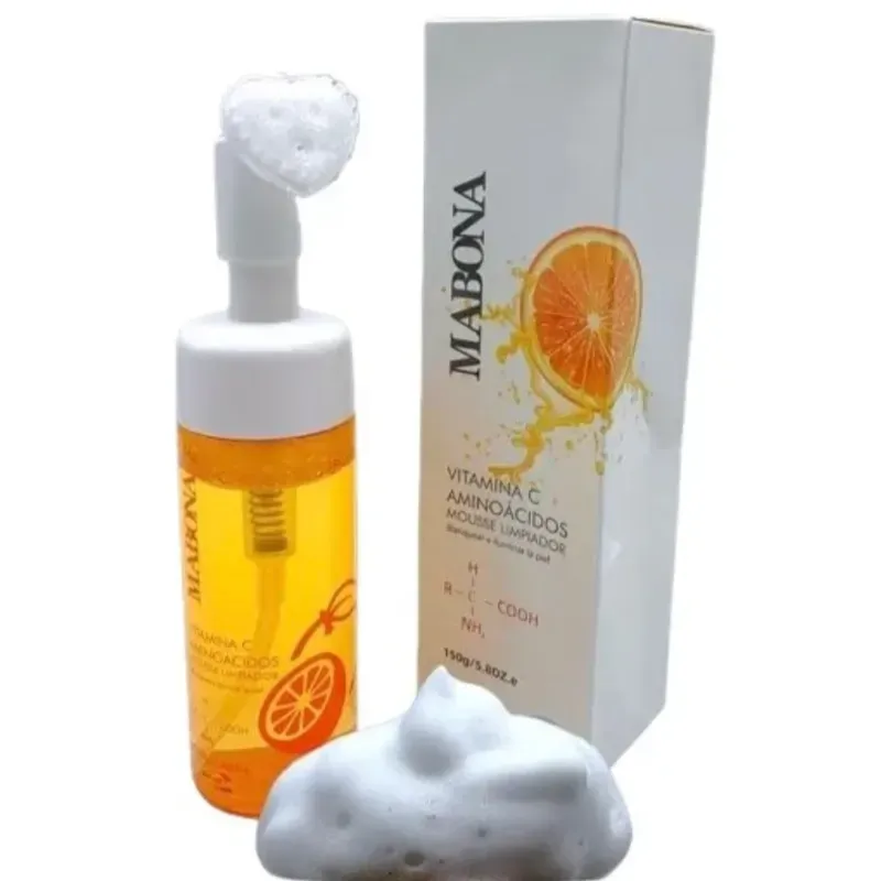 Espuma limpiadora Mabona con vitamina C 🍊