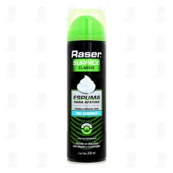 Espuma para afeitar Raser Surface Classic piel sensible