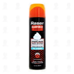 Espuma para afeitar Raser Surface Energy piel sensible,