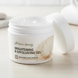 Gel exfoliante y blanqueador con arroz